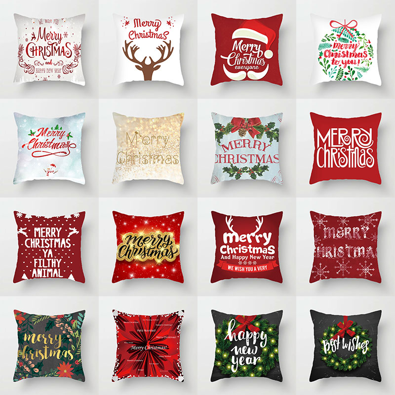 北歐風卡通抱枕套送禮首選聖誕節應景裝飾臥室午睡好夥伴