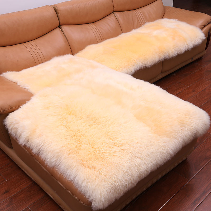 冬季保暖必備 羊皮毛一體沙發墊 舒適柔軟多色可選