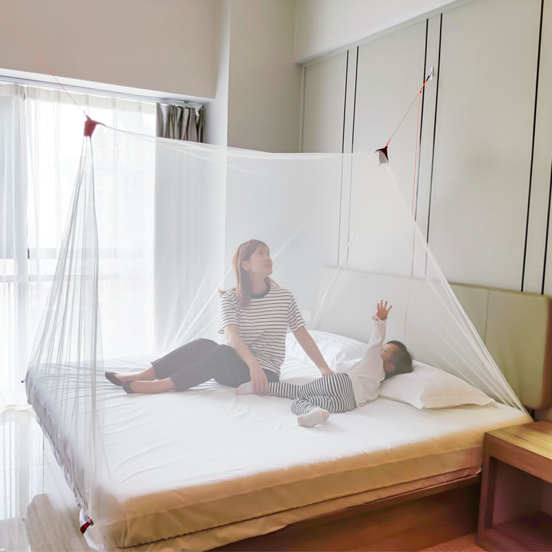 樂飛思N2雙頂旅行蚊帳免安裝沙發床18米15米2米戶外室內通用防蚊懶人必備