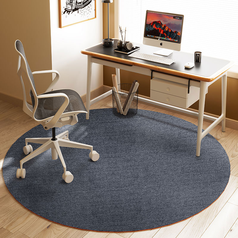 簡約現代風格圓形轉椅地墊辦公椅防滑地毯