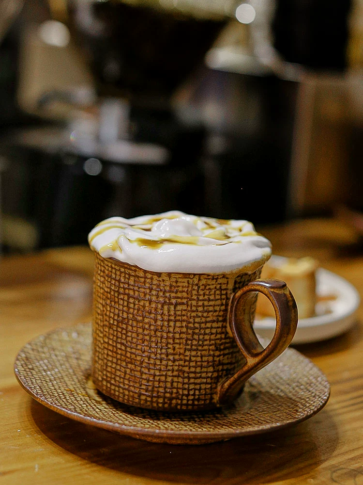 北歐風格復古陶製咖啡杯碟套裝 精緻下午茶創意茶具