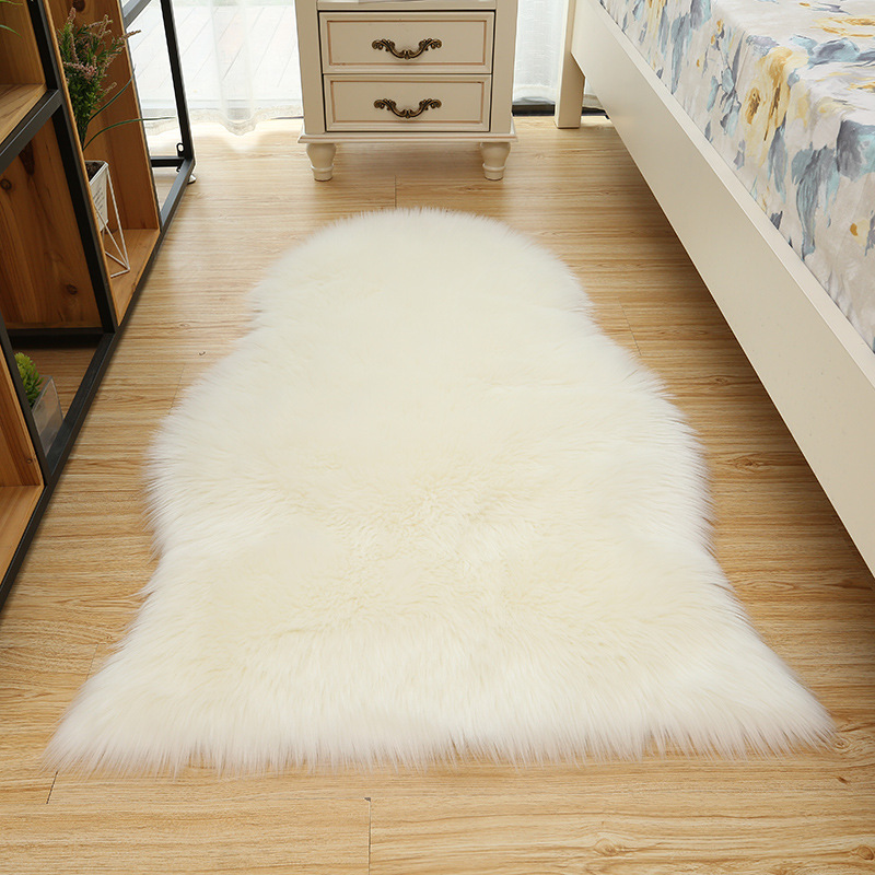 仿羊毛皮地毯 防滑腳墊 毛毯 坐墊 飄窗墊 客廳臥室 (5.3折)