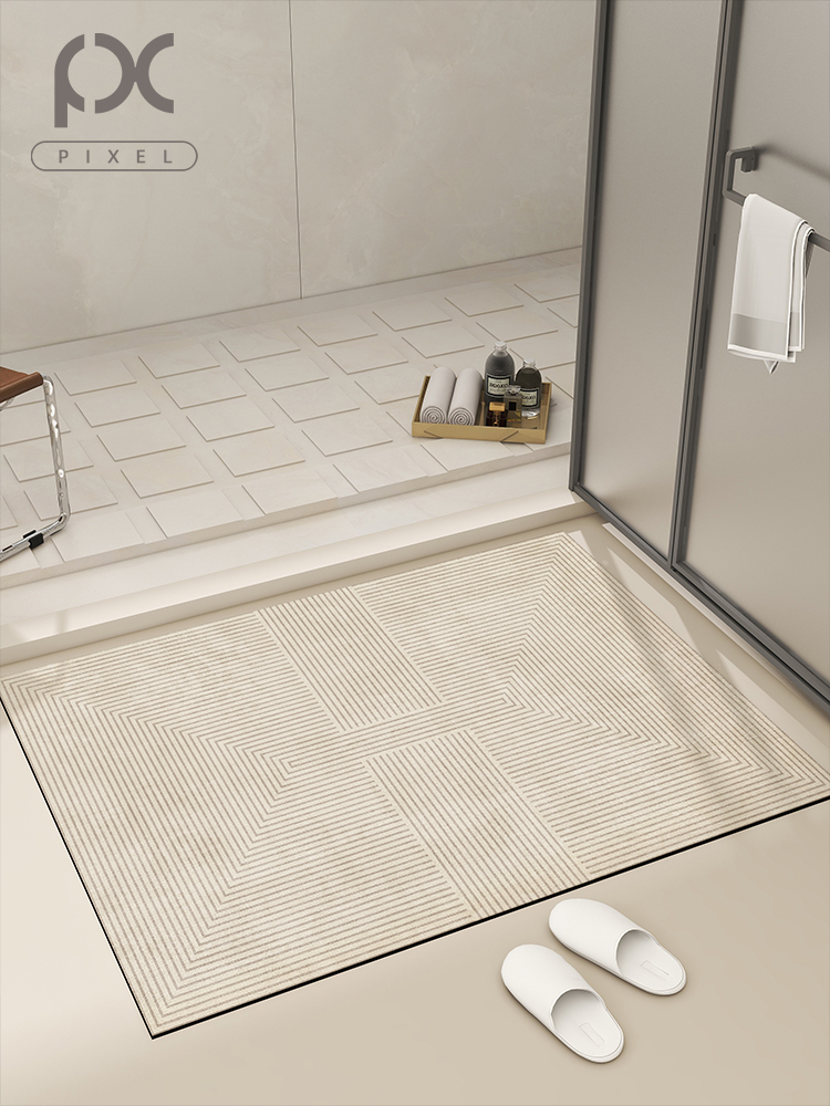 風格簡約現代 吸水性強 廚房浴室臥室皆適用 家用腳墊