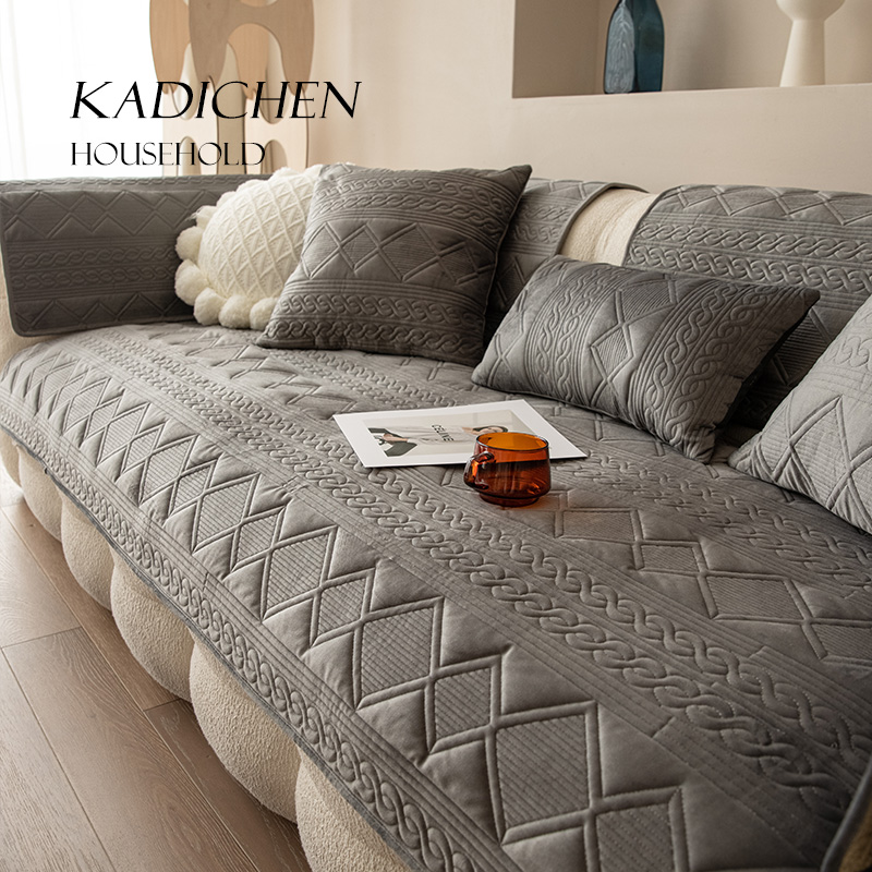 毛絨沙發墊溫暖您家 沙發巾四季通用 簡約現代風格