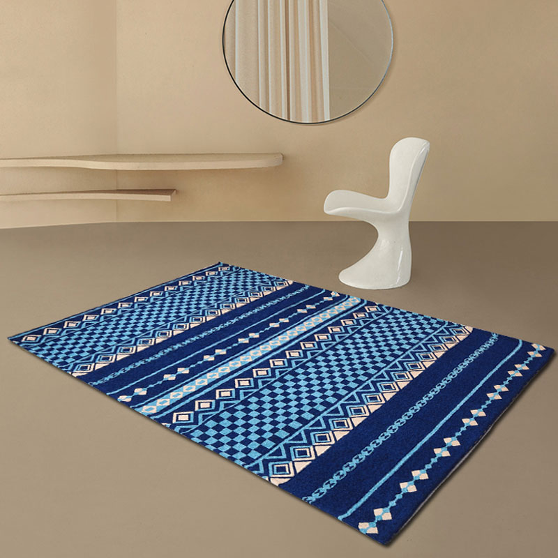 幾何圖案輕奢簡約地毯優質混紡材質適合客廳臥室等場合