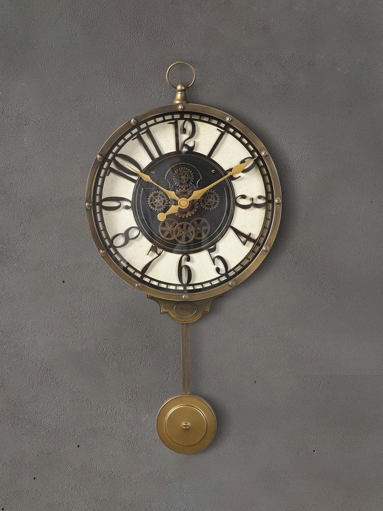 橡樹莊園美式掛鐘 時尚壁鐘 復古鐘錶 裝飾客廳