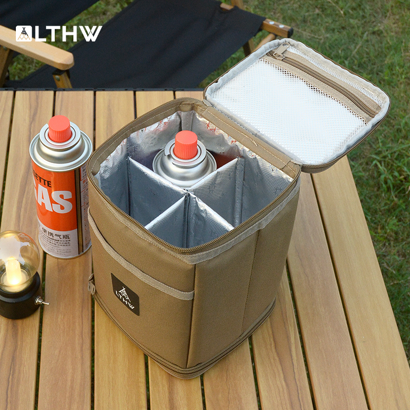 旅騰戶外露營手提籃收納包 卡式爐氣罐儲存包 燈具包 (5.1折)