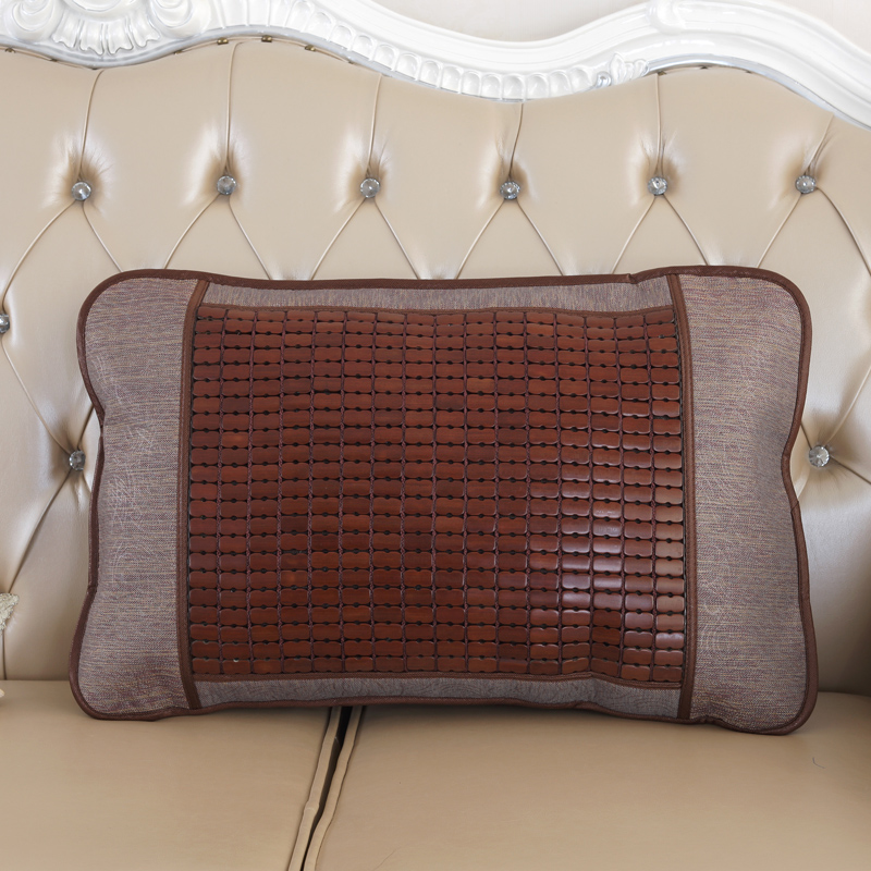 歐式風麻將造型長方形沙發靠枕套不含芯客廳床頭靠背墊