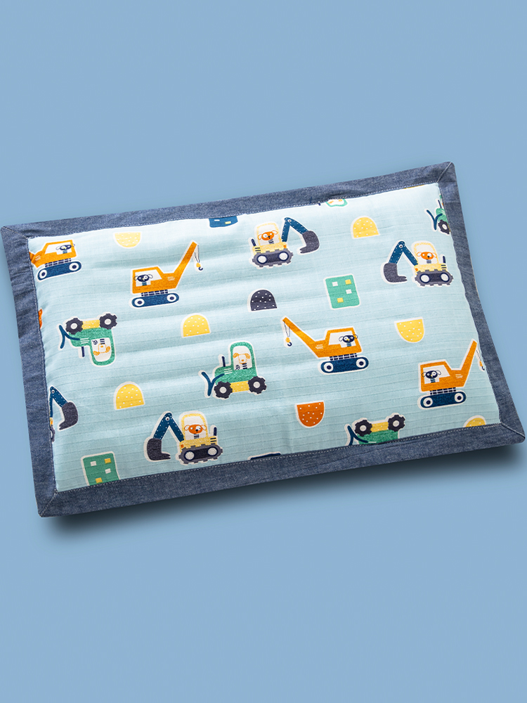 A類雙層紗佈兒童枕套一對裝30×50純棉枕頭套單個寶寶全棉枕芯套 (8.3折)
