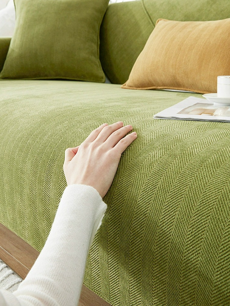 奶油風沙發套2023新款沙發墊沙發布保護套加厚軟墊