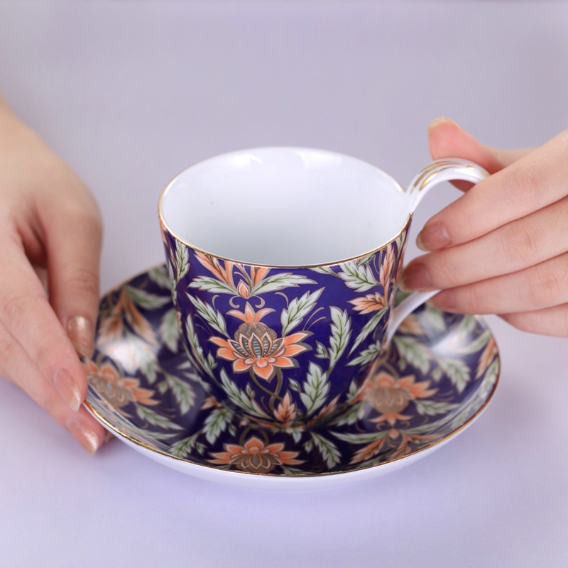 英式宮廷風歐式骨瓷高檔咖啡杯碟 奢華優雅個性高檔陶瓷