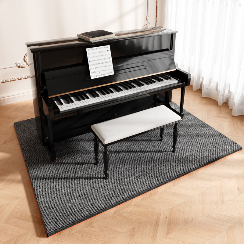 鋼琴地毯靜音墊吸音消音腳墊子家用防滑地墊現代簡約風格tpe材質
