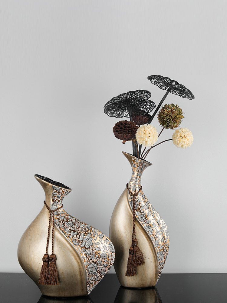 客廳裝飾陶瓷花瓶擺件歐式風格家居工藝品適合桌面擺飾