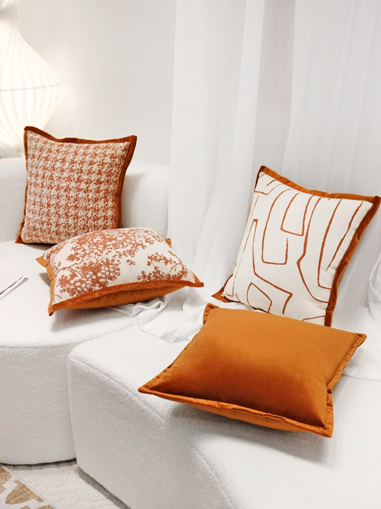 雪尼爾沙發抱枕套簡約靠墊適合臥室樣板間床頭靠墊套 (4.7折)