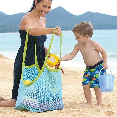 海邊好幫手兒童專用沙灘工具收納袋輕便收納不佔空間