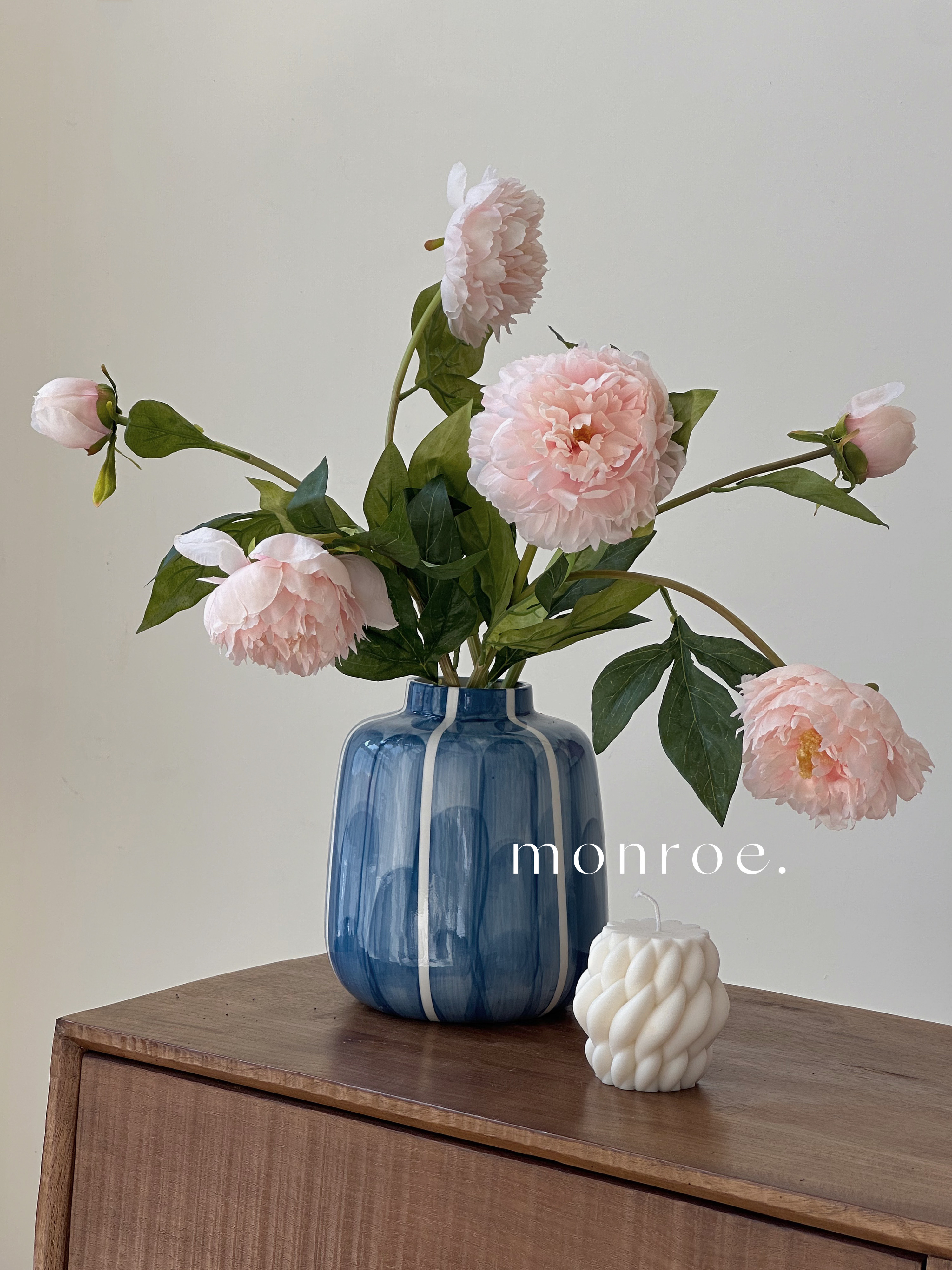 水墨陶瓷花瓶新中式擺飾居家裝潢客廳插花裝飾自由組合