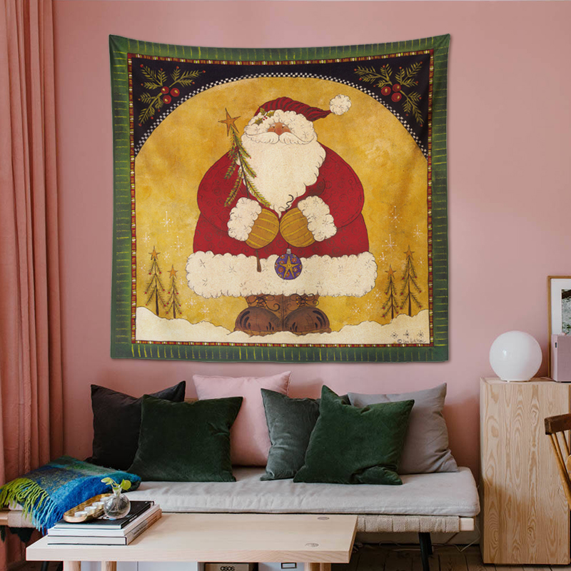 絨布材質 北歐風格掛毯 溫馨臥室床頭裝飾壁毯 客廳背景布 (5.6折)