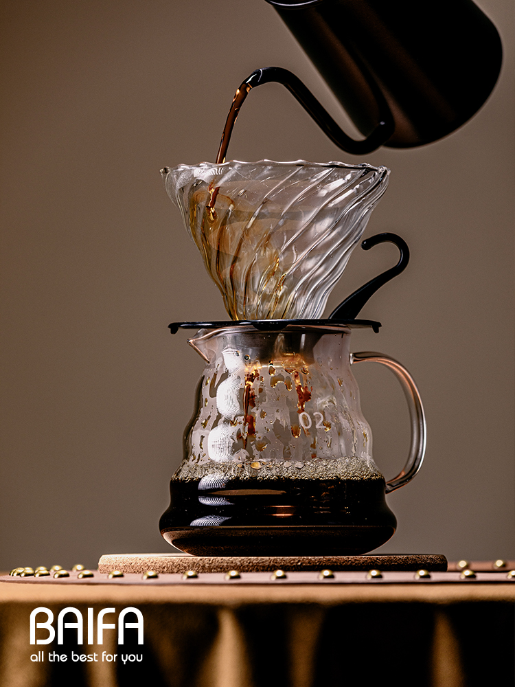 質感玻璃雲朵壺沖煮咖啡壺分享壺家居咖啡器具煮咖啡壺器萃取杯 (8.3折)