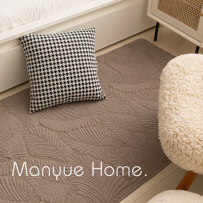 北歐復古色臥室地墊 舒適保暖 沙發茶几床邊毯