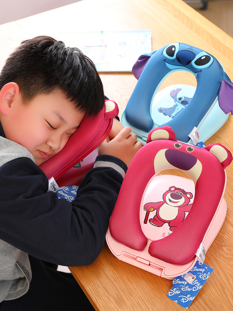午睡枕學生趴睡枕辦公室護頸學校教室兒童專用桌麪睡覺抱枕可折曡
