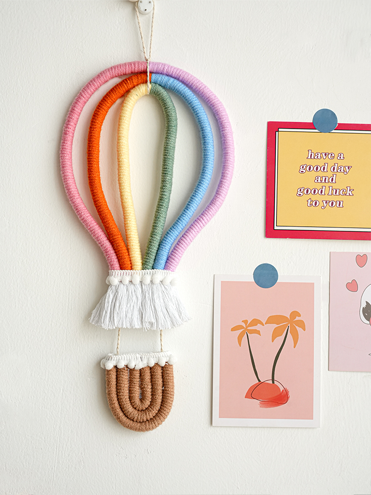 熱氣球彩虹掛件 裝飾幼兒園壁飾 少女心 (8.3折)