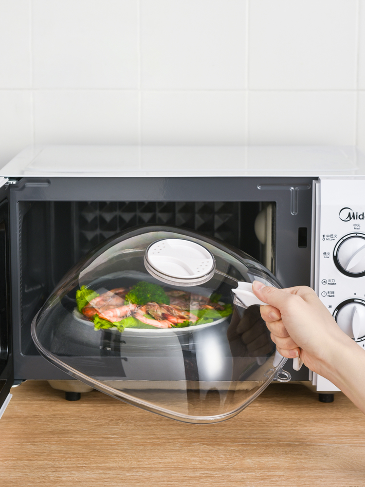 食品級塑料微波爐加熱專用防濺蓋耐高溫器皿