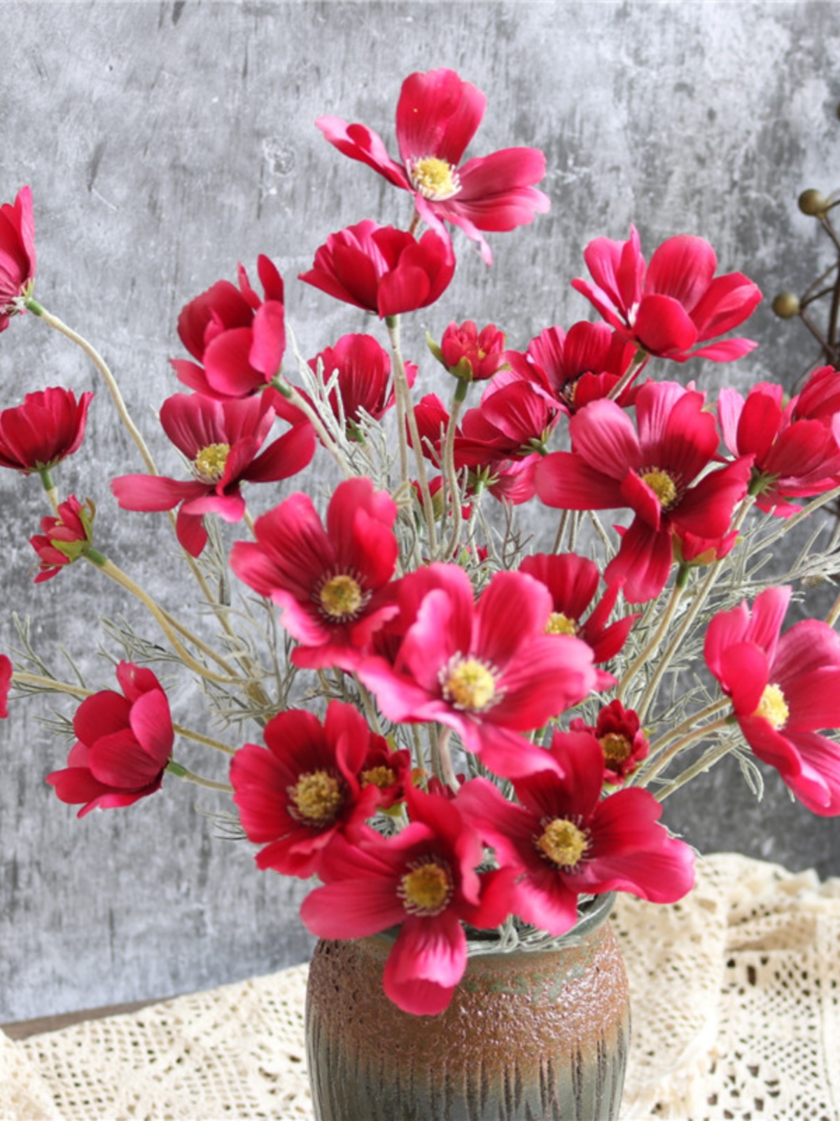 北歐假花仿真花波斯菊裝飾花花束擺件清新格桑花單支客廳桌面擺飾 (1.6折)