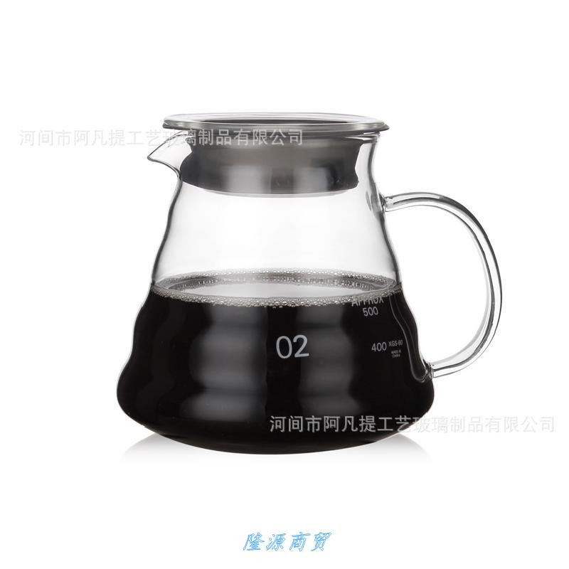 雲朵壺分享壺玻璃壺美式咖啡壺加厚保溫瓶分享壺 (6.8折)