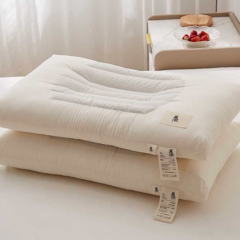 一對裝兒童決明子枕頭 棉材質枕頭面料陪伴您的健康睡眠