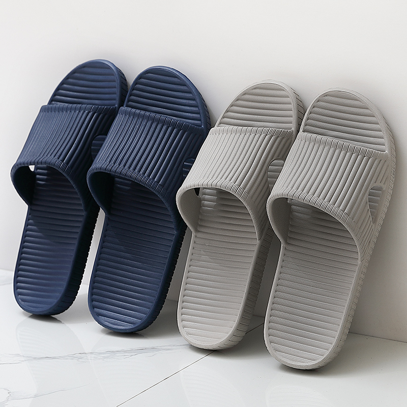 夏天防滑厚底情侶拖鞋 舒適簡約浴室居家室內拖鞋