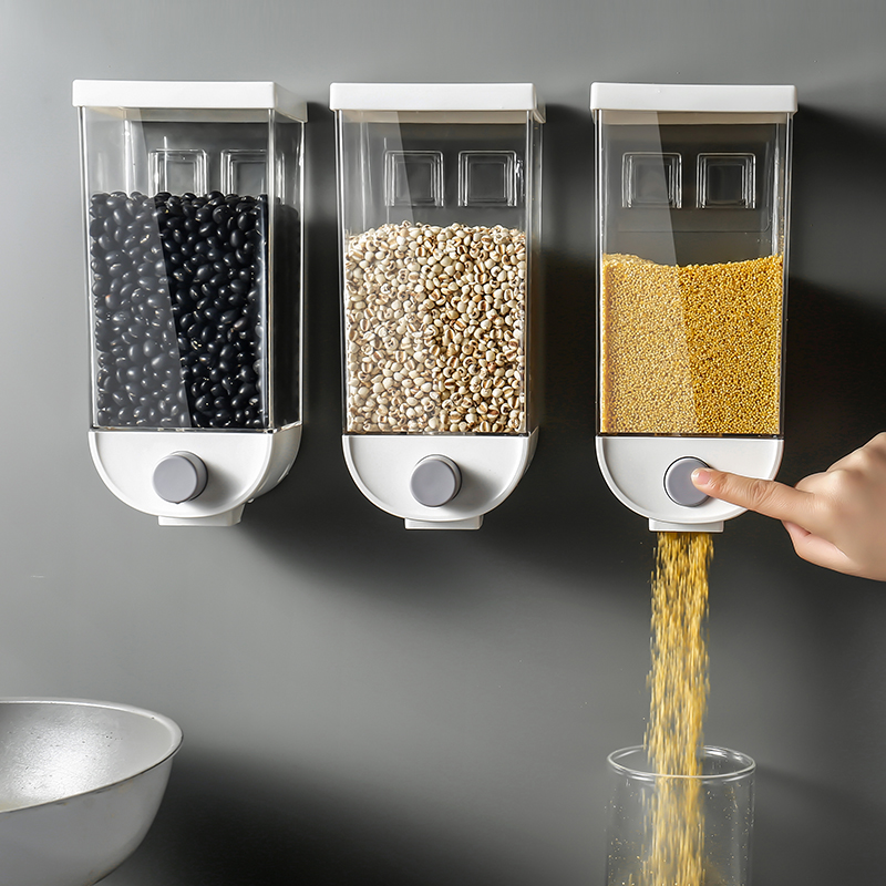 廚房密封罐 透明塑料五穀雜糧儲物罐 米豆麥片分裝儲存收納盒