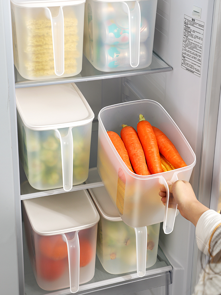 日式風格 PP5材質食品級保鮮盒廚房蔬菜水果儲物整理神器