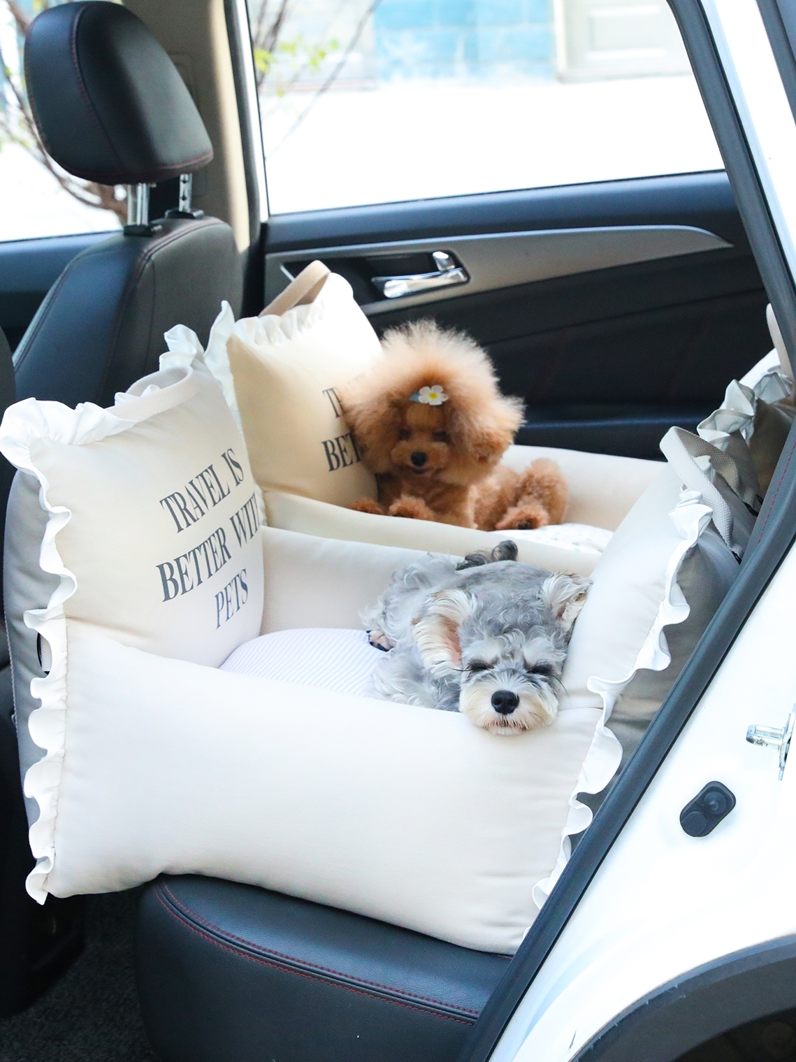 愛寵手工韓國寵物汽車安全座椅貓咪包小型犬車載狗狗窩四季可拆洗