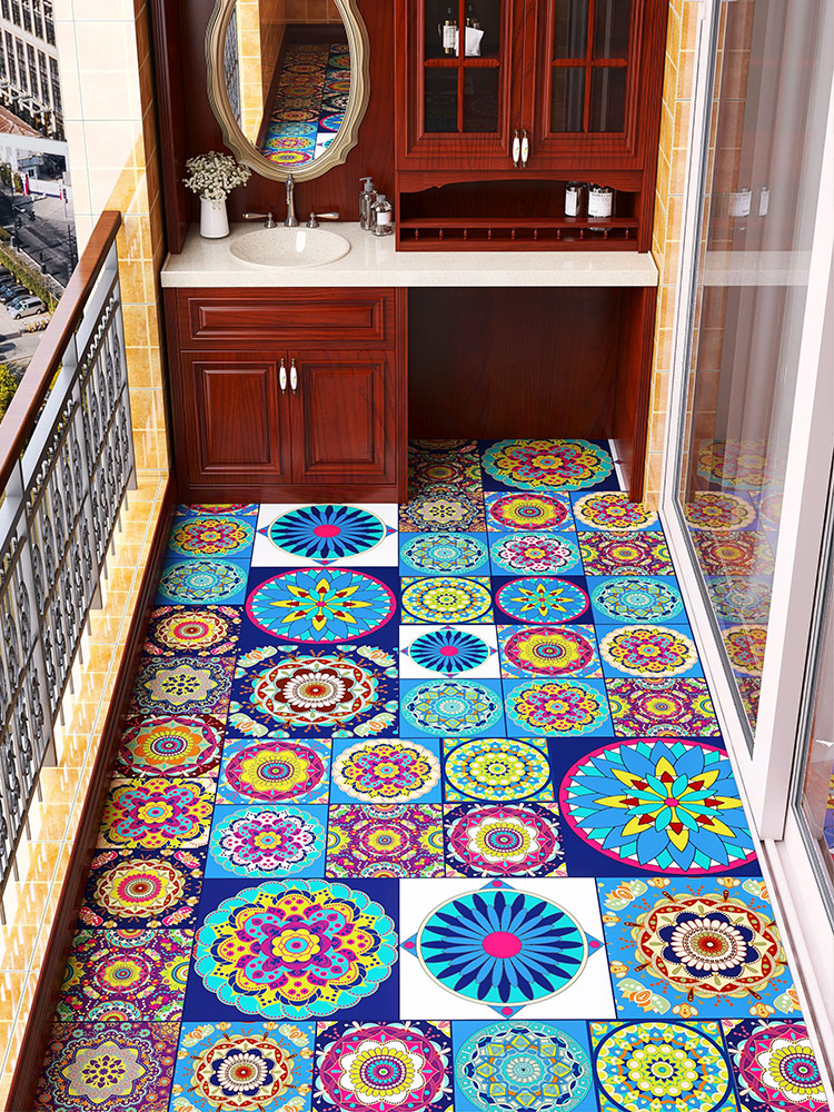 美式風格防水防曬地墊 適用於臥室地板裝飾 (6.3折)
