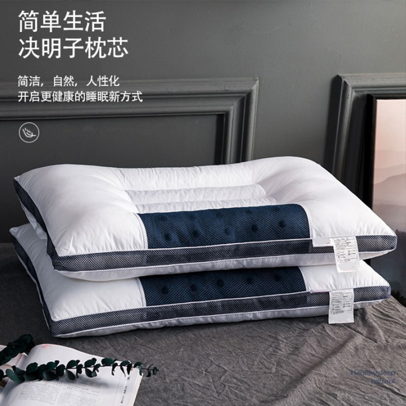 決明子磁石枕頭 蕎麥枕芯 成人枕頭 幫助睡眠 一對裝低枕 (3.2折)