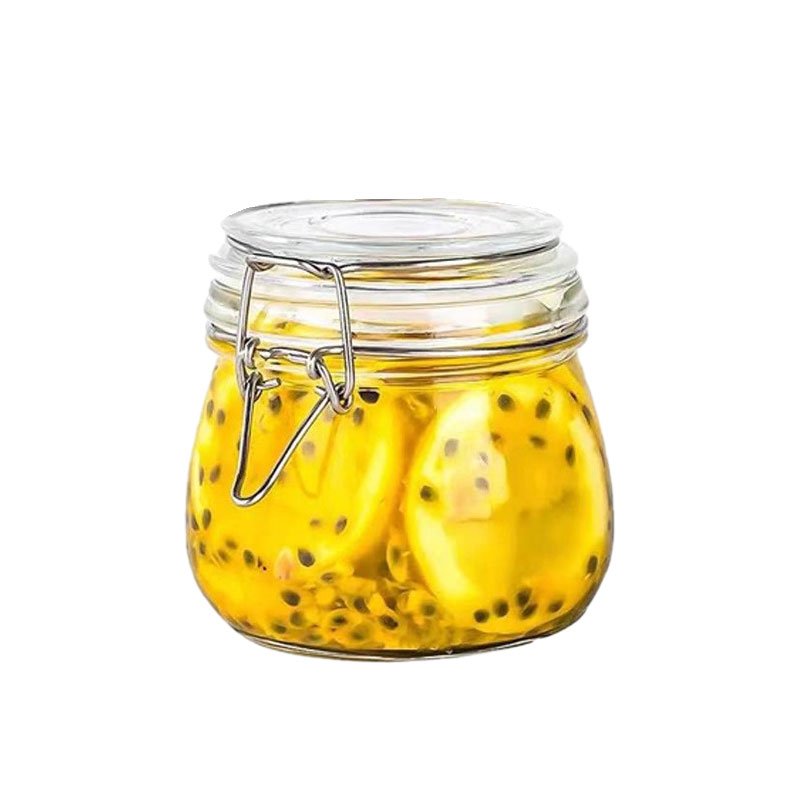 玻璃密封罐中式風格泡酒泡菜罈子醃菜蜂蜜空瓶