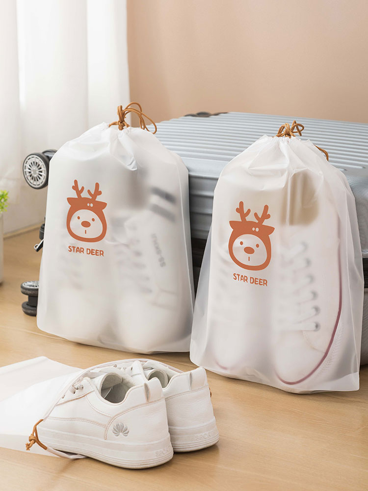 棉質透明旅行鞋套 防塵收納袋 方便攜帶