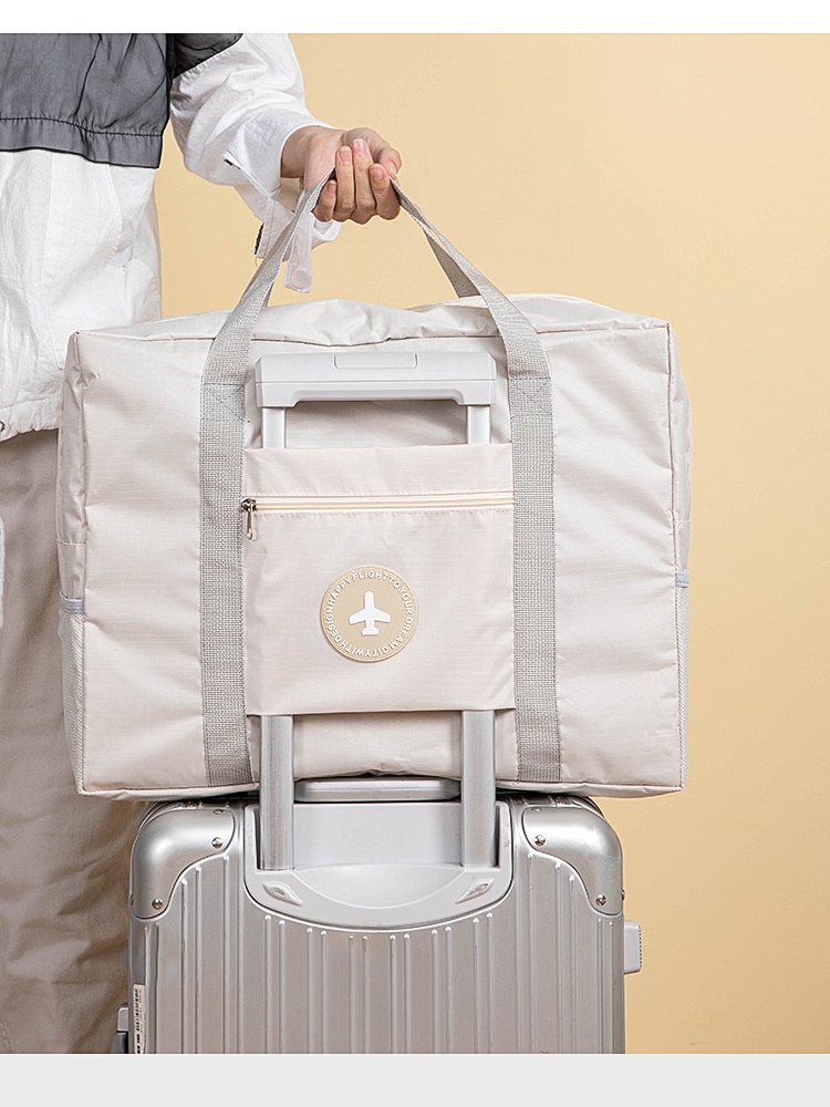 短途登機旅行大容量手提拉桿行李包適合學生待產 (8.3折)