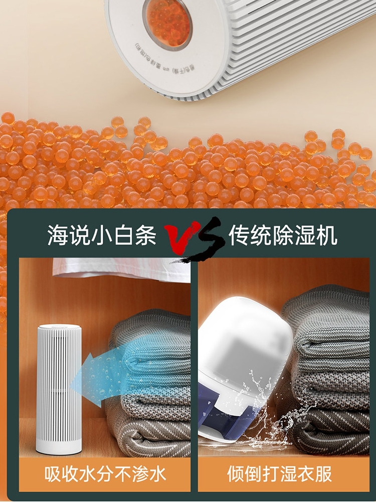 衣櫃專用除溼器小米色循環使用可除異味12個月保固 (3折)