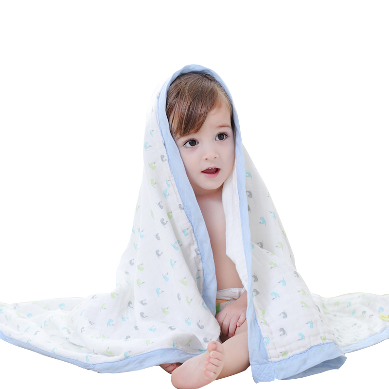 純棉超柔吸水嬰兒浴巾 溫柔呵護寶寶肌膚 夏季蓋毯