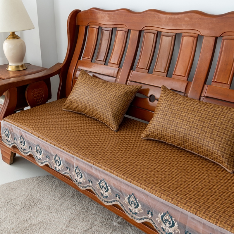 清新時尚藤木沙發坐墊涼感舒適打造簡約現代家居風格