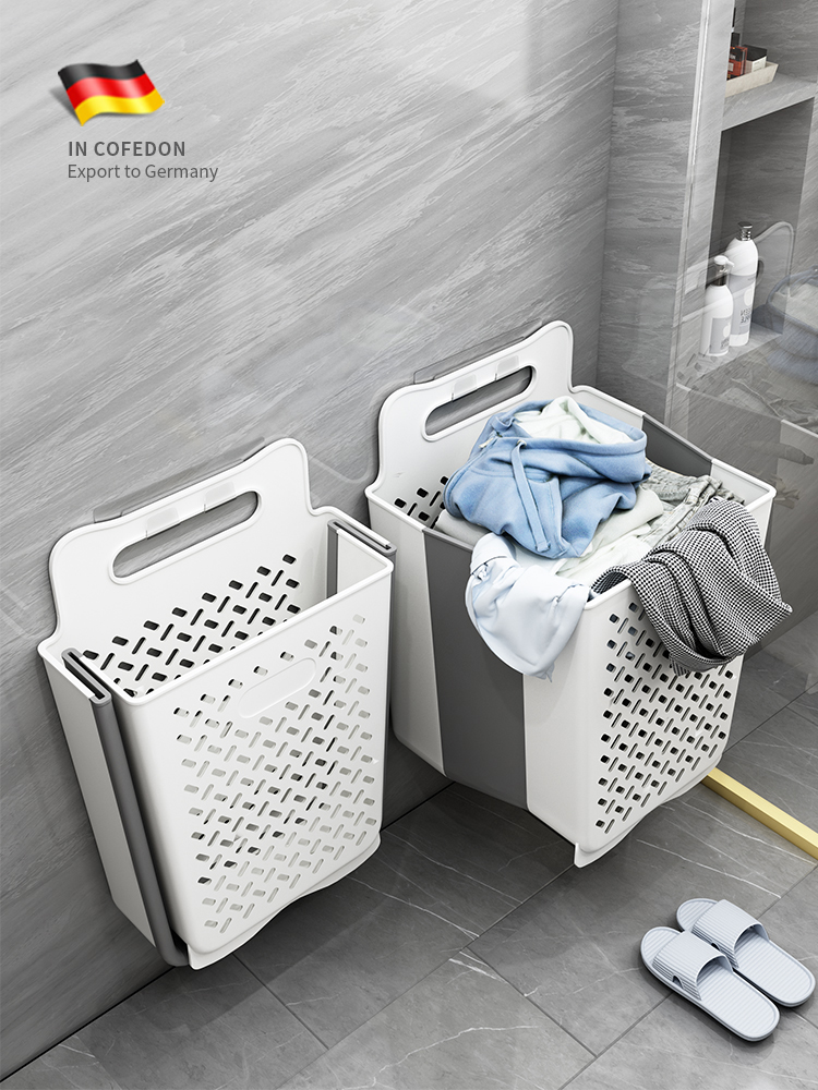 免打孔洗衣機置物架 浴室摺疊 北歐風格 置物籃 收納籃 置物架