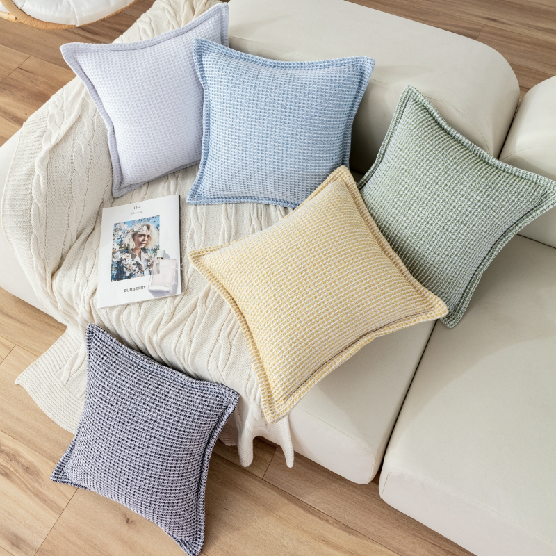舒適簡約純色靠背墊擺件造型客廳抱枕套裝飾單人沙發午睡抱枕