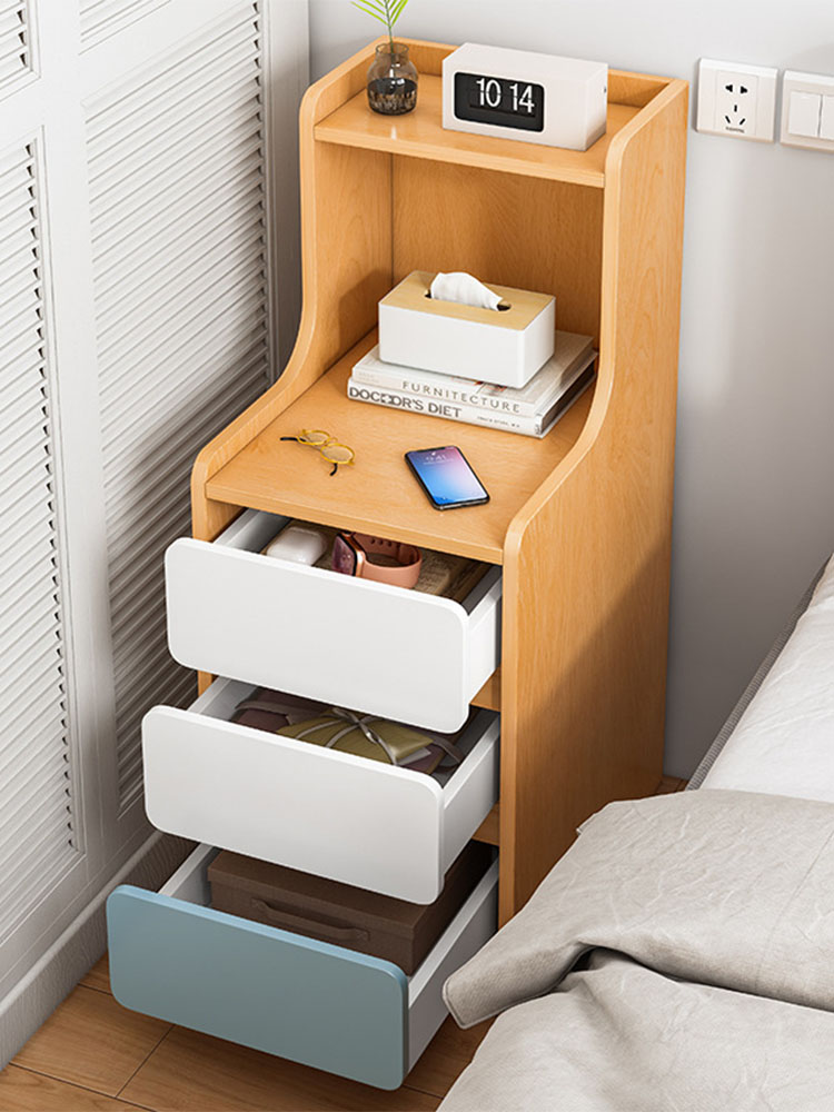 簡約現代床頭櫃 置物架 儲物櫃 臥室收納傢俱