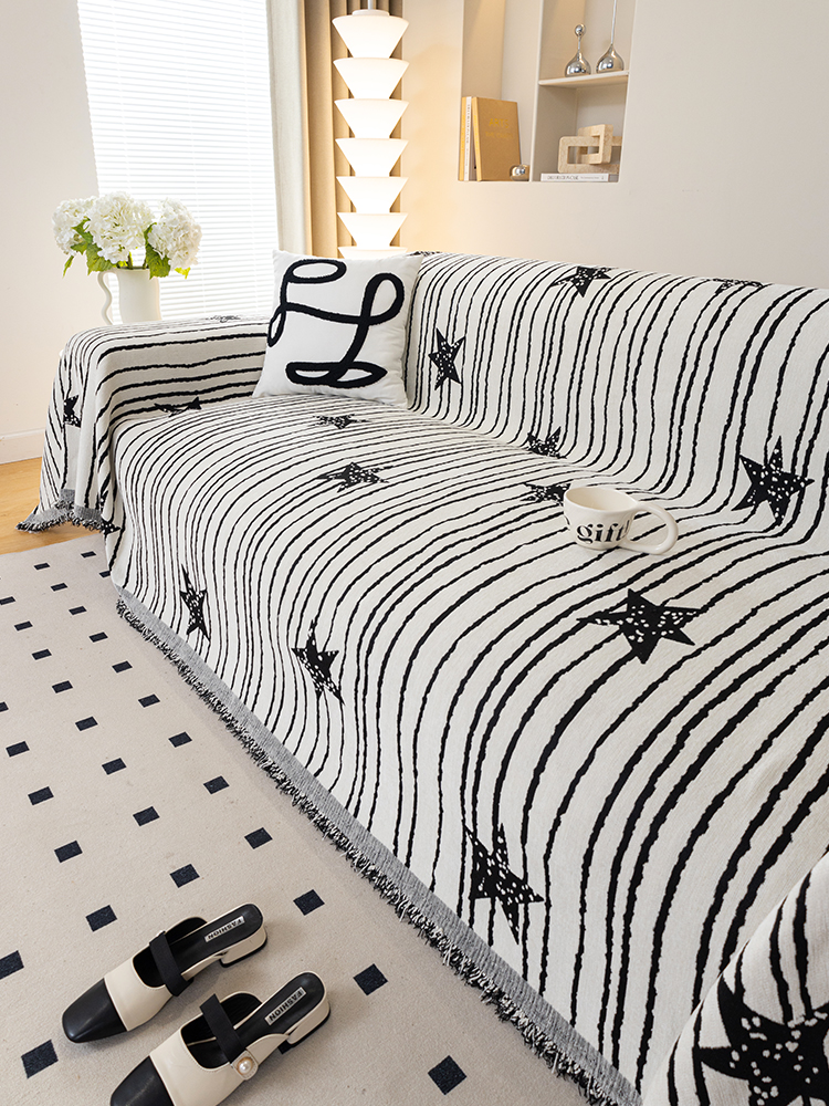 北歐風沙發蓋巾 質感雪尼爾 防貓抓 四季通用 多種尺寸 可鋪可蓋 萬能全蓋毯子 (4.8折)