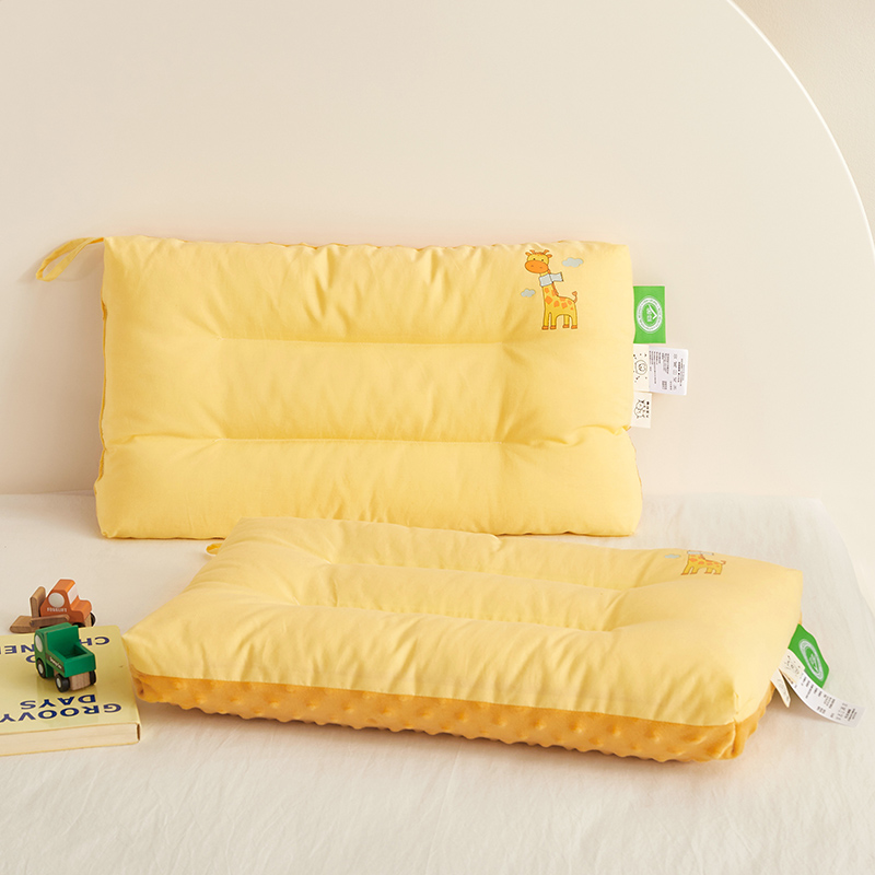 36歲幼兒園寶寶四季豆豆枕頭3050公分兒童舒適枕芯
