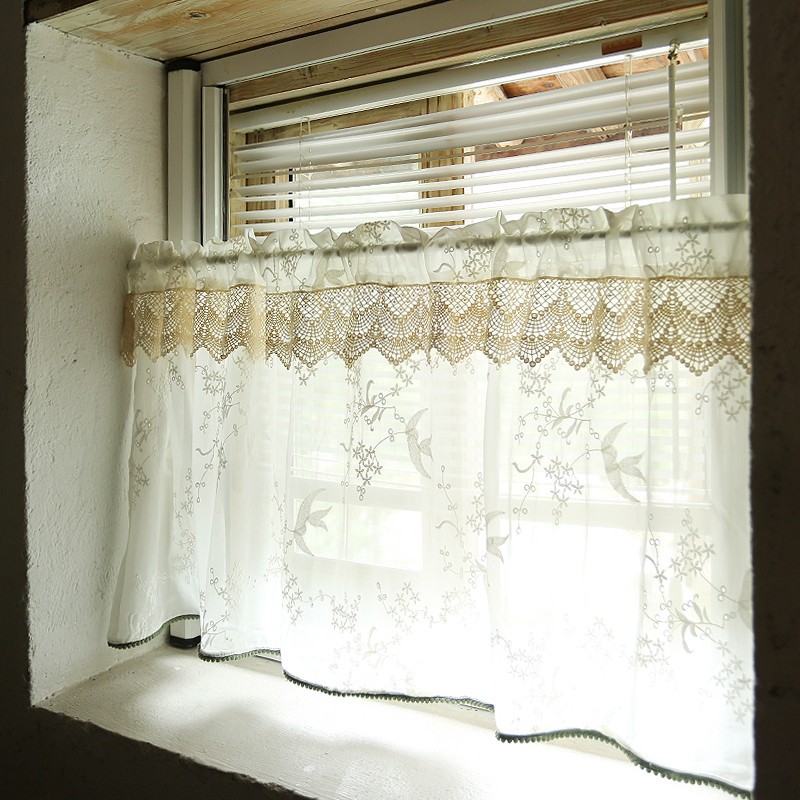 美式風格半遮光窗簾讓您的臥室客廳廚房更溫馨 (5.1折)