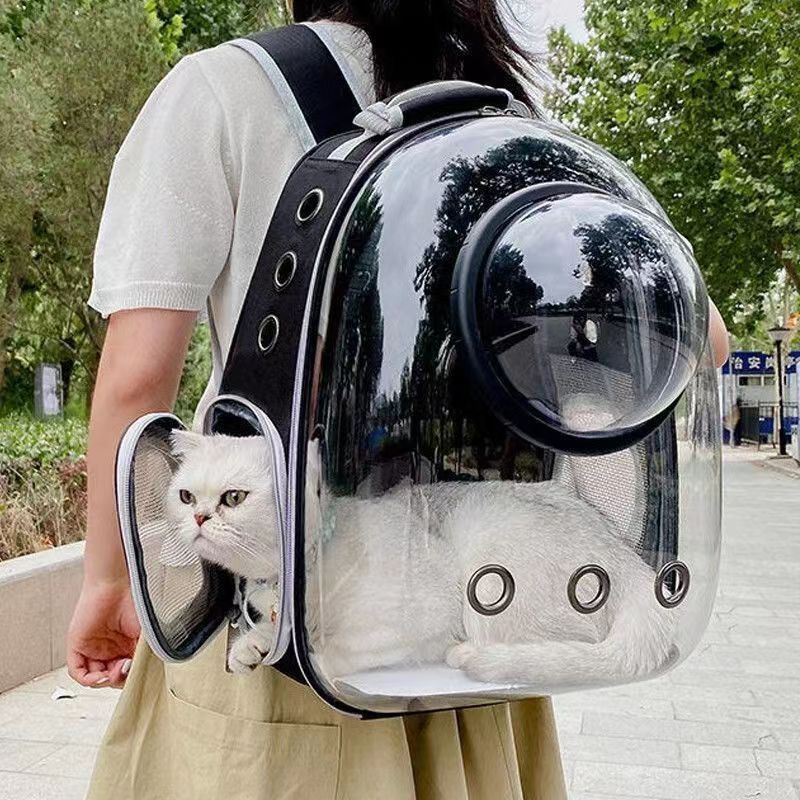 貓包外出便攜大容量雙肩寵物背包夏季透氣太空艙貓咪外帶寵物用品