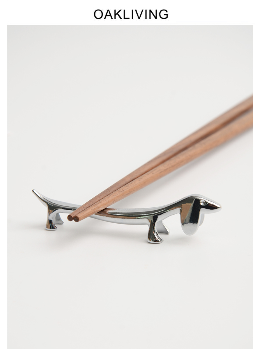 卡通筷託北歐風筷架臘腸狗造型輕奢風裝飾家用辦公筆架