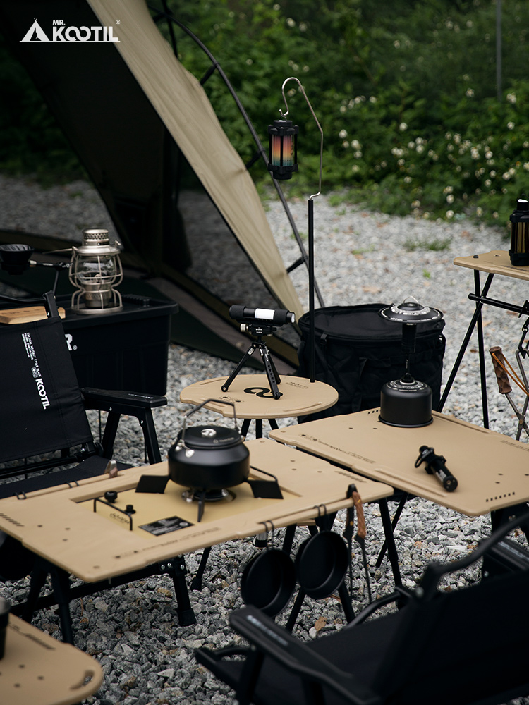 戶外露營桌 精緻露營風格 摺疊式鋁合金材質 適合公園露營